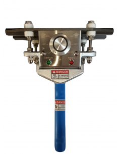 Zgrzewarka szczękowa 200mm zgrzew 12mm Stałocieplna